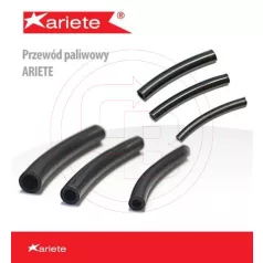 Benzincső 7x10mm Ariete Fekete