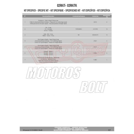 Givi rögzítőszett 02RKIT