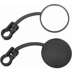 Enduro tükör bilincses fekete   párban