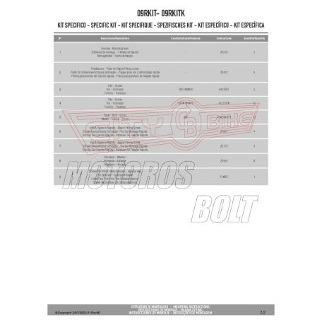 Givi rögzítőszett 09RKIT