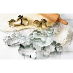 Süti kiszúró Motor forma 6 db-os