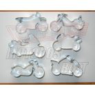 Süti kiszúró Motor forma 6 db-os