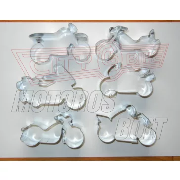 Süti kiszúró Motor forma 6 db-os