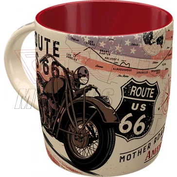 Kerámia bögre ROUTE66 retro
