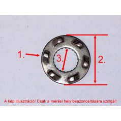 Berugóracsni-ellenkerék korona YAMAHA 3KJ (RMS)