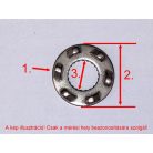 Berugóracsni-ellenkerék korona PIAGGIO SFERA 125 RMS