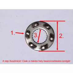 Berugóracsni-ellenkerék korona PEUGEOT (RMS)