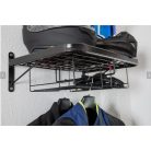 Bukósisak tartó+ akasztó tartó DUPLA LOUIS fekete színű