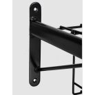 Bukósisak tartó+ akasztó tartó DUPLA LOUIS fekete színű