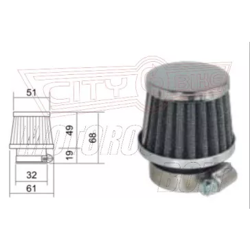 Levegőszűrő TUNING 32mm RACING RMS