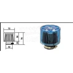 Levegőszűrő-TUNING 32mm RACING ANTI AQUA! RMS