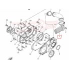 Levegőszűrő YAMAHA T-MAX 530 blokkhoz ( 12-13)  RMS