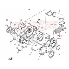 Levegőszűrő YAMAHA T-MAX 530 blokkhoz ( 12-13)  RMS