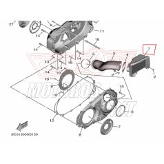 Levegőszűrő YAMAHA T-MAX 530  RMS
