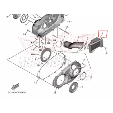 Levegőszűrő YAMAHA T-MAX 530 RMS