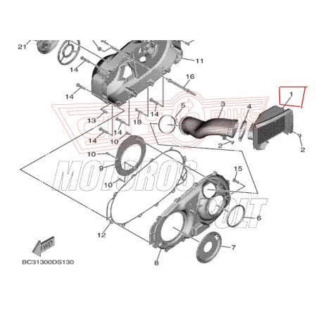 Levegőszűrő YAMAHA T-MAX 530  RMS