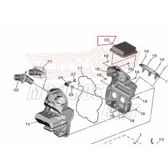 Levegőszűrő YAMAHA T-MAX 530  RMS