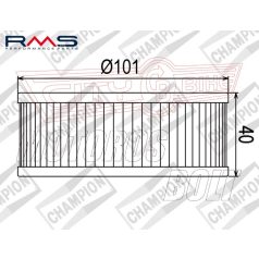 Olajszűrő CHAMPION COF046 RMS