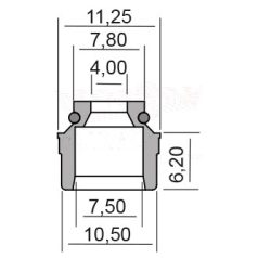 Szelepszár szimmering APRILIA / Gilera / Derbi