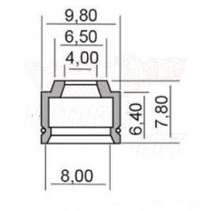 Szelepszár szimmering Yamaha R1/ X-city