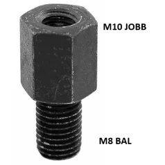 Tükörmenet átalakító jobb m10ről, bal m8ra