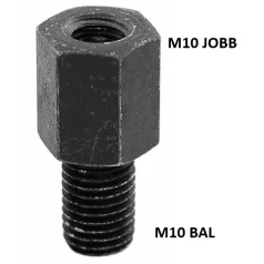 Tükörmenet átalakító jobb m10ről, bal m10re