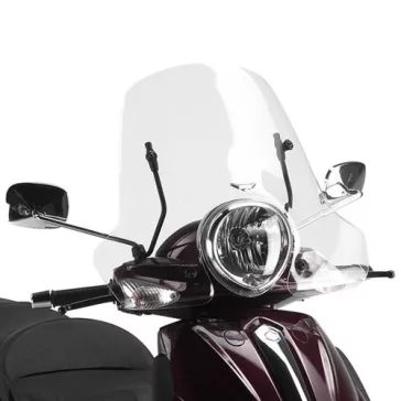   Plexi-szélvédő Piaggio Beverly Tourer 125-250-300-400 (08-10) / Piaggio Beverly 500 (03-07) GIVI