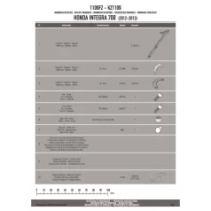Csomagtartó alap Honda Integra 700 (12-13) GIVI