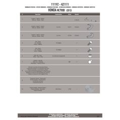   Csomagtartó alap Honda NC 700 S (12-13) / Honda NC 750 S (14-15) / Honda NC 700 X (12-13) / Honda NC 750 X (14-15) GIVI