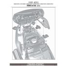Csomagtartó alap Honda NC 700 S (12-13) / Honda NC 750 S (14-15) / Honda NC 700 X (12-13) / Honda NC 750 X (14-15) GIVI