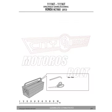   Kiegészítő szett oldaldoboz tartóhoz Honda NC 700 S (12-13) / Honda NC 750 S (14-15) / Honda NC 700 X (12-13) / Honda NC 750 X (14-15) GIVI