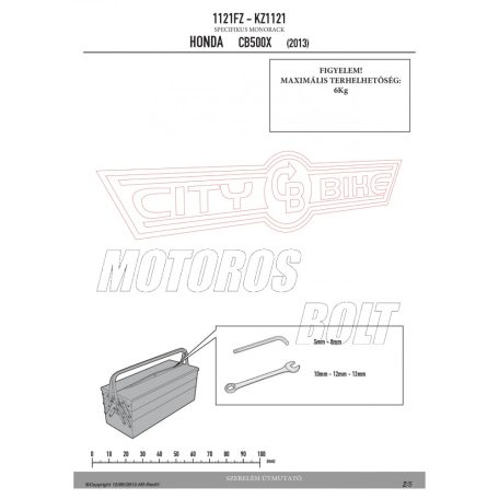 Csomagtartó alap HONDA CB 500 X (2013-2018) / Honda CB 500 X (2019-2023) GIVI