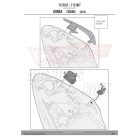 Oldaldoboztartóhoz kiegészítő szett HONDA CB 500 X (13-23)/ NX 500 (2024) GIVI
