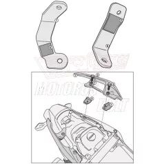   Kiegészítő szett oldaldoboz tartóhoz HONDA INTEGRA 750 (14-15) GIVI