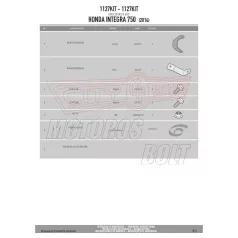   Kiegészítő szett oldaldoboz tartóhoz HONDA INTEGRA 750 (14-15) GIVI