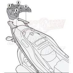 Csomagtartó alap HONDA CTX 700N DCT (14-16) GIVI