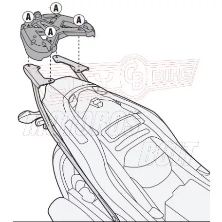 Csomagtartó alap HONDA CTX 700N DCT (14-16) GIVI