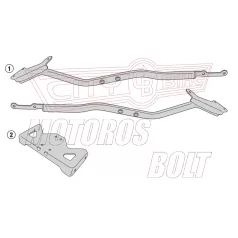 Csomagtartó alap Honda CB 500 F (2016-2018) GIVI