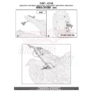 Csomagtartó alap Honda CB 1000 R (2018-2020) / Honda CB 1000 R (2021-2025) GIVI