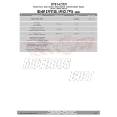   Csomagtartó alap Honda CRF 1100 L Africa Twin (2020-2023) GIVI