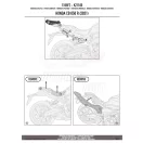Csomagtartó alap HONDA CB 650 R (21-23) GIVI