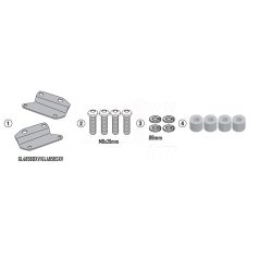   Kiegészítő szett oldaldoboz tartóhoz HONDA CB 650 R (21-23) GIVI