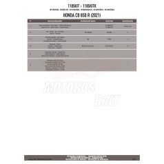   Kiegészítő szett oldaldoboz tartóhoz HONDA CB 650 R (21-23) GIVI