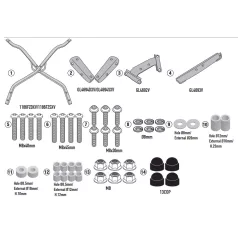 Csomagtartó alap HONDA FORZA 750 (21-25) GIVI