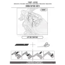 Csomagtartó alap HONDA NC 750 X (2021-2026) GIVI