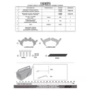 Kiegészítő szett PX1192 oldaldoboz tartóhoz HONDA NC 750 X (2021-2026) - GIVI 1192KITPX