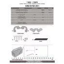 Kiegészítő szett oldaldoboz tartóhoz HONDA NC 750 X (21-24) GIVI