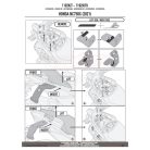 Kiegészítő szett oldaldoboz tartóhoz HONDA NC 750 X (21-24) GIVI