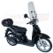 Plexi-szélvédő Aprilia Scarabeo 50-100 F.Fabbri tartóval