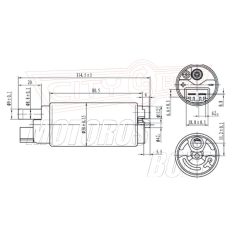 Benzinpumpa Piaggio / Aprilia / Harley